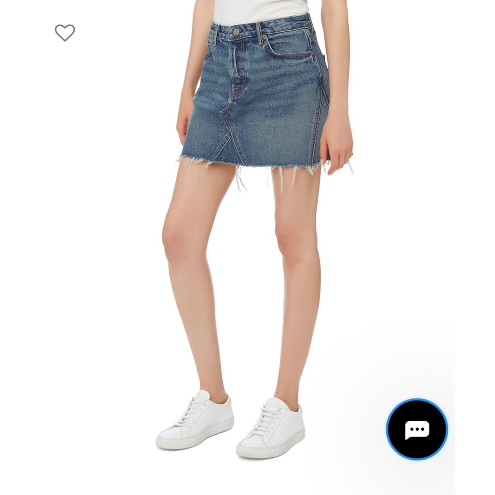 GRLFRND Eva Denim Mini Skirt